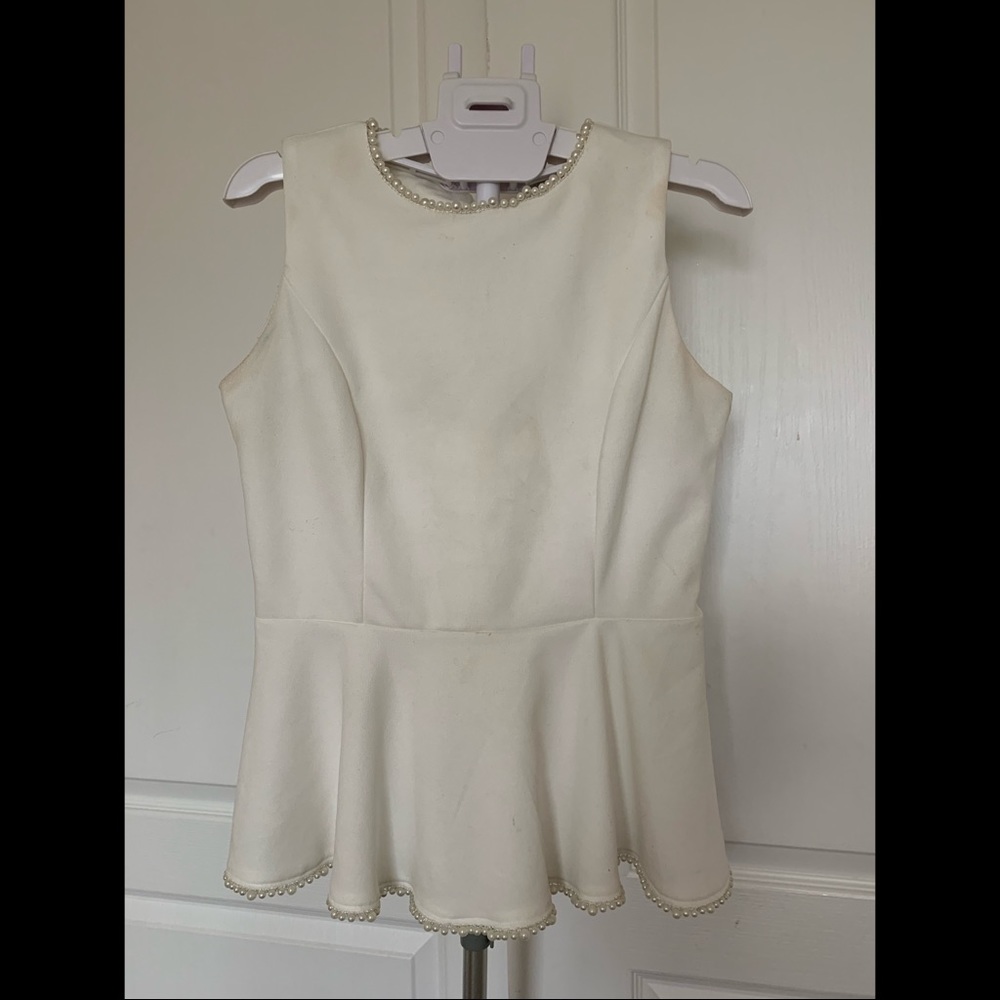 Formal pearl shirt